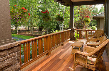 Cedar Decking in Acton