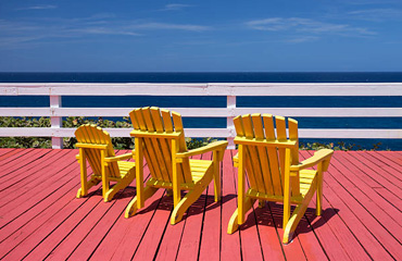 Redwood Decking in Acton