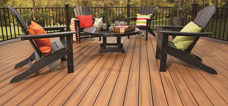 Black TREX Decking in Acton, CA