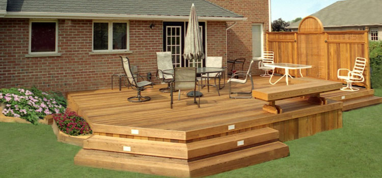 Cedar Composite Decking in Acton, CA