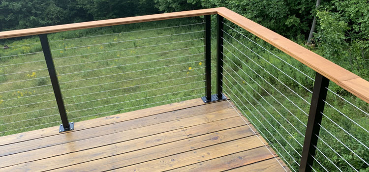 Installing Deck Cable Railing in Acton, CA